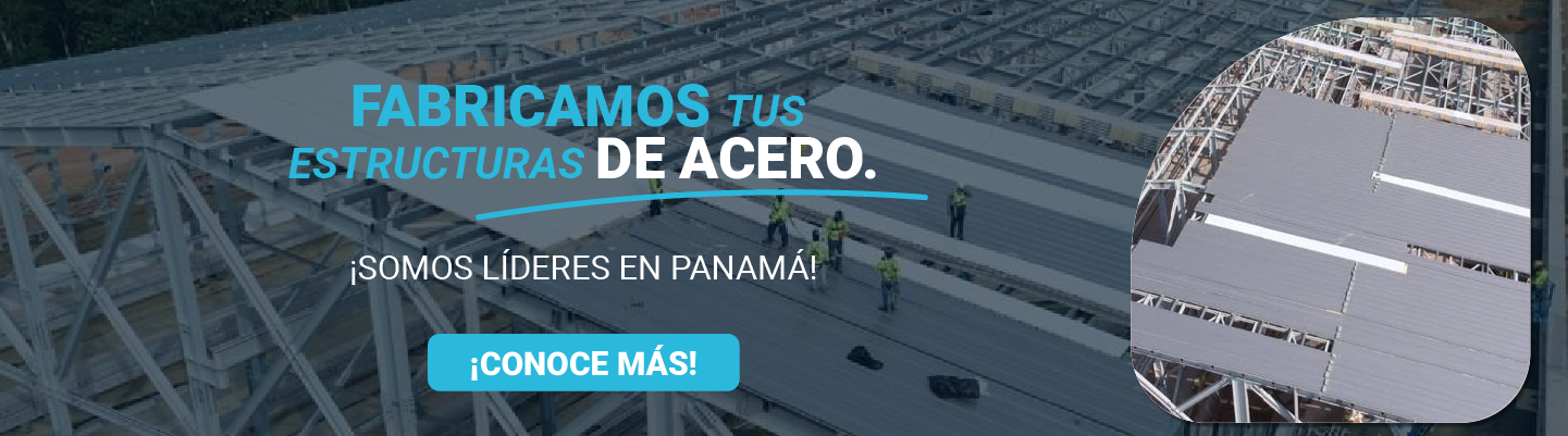 banner de fabricación de estructuras de acero